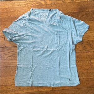 Original Penguin Heather Light Blue V-Neck Pocket Tee